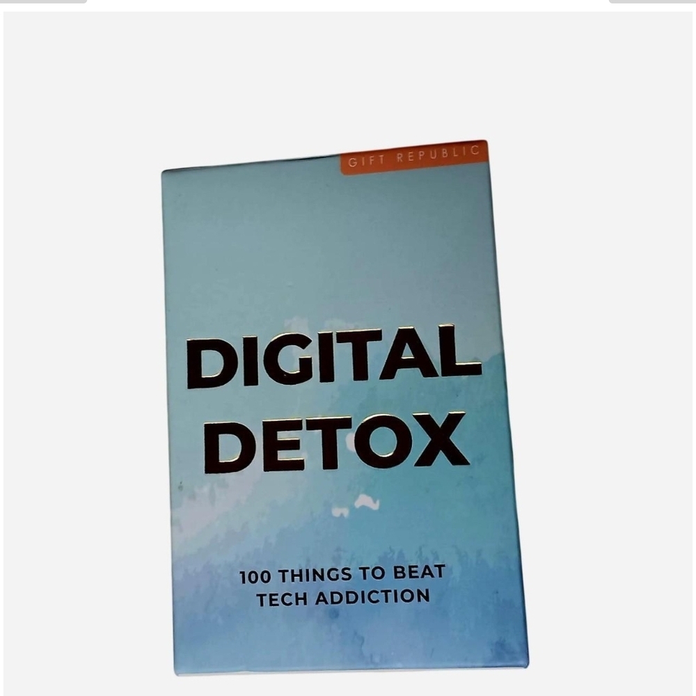 Digital Detox Card Deck - Blue Gradient